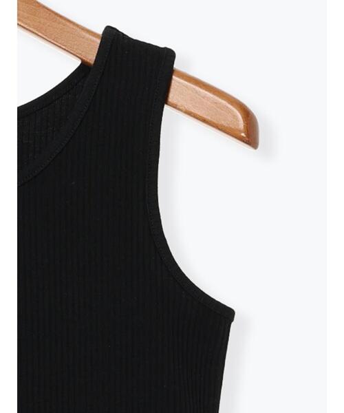 Lugnoncure（ルノンキュール）の「チュールドッキングノースリーブトップス（タンクトップ・レディース・オフホワイト/ブラック・F）」の11枚目の写真