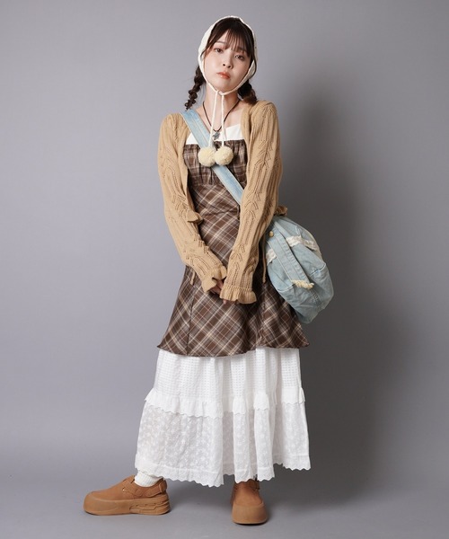 ギャラリービスコンティ　カーディガン　ボレロ　フリルカーディガン サイズ3 TO BE CHIC✨カーディガン ボレロ フリル ピンク サイズ4 - メルカリ