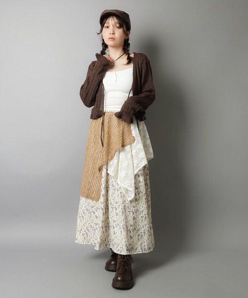 ガーリー×レトロの新定番☆クロシェ編みカーディガン（カーディガン