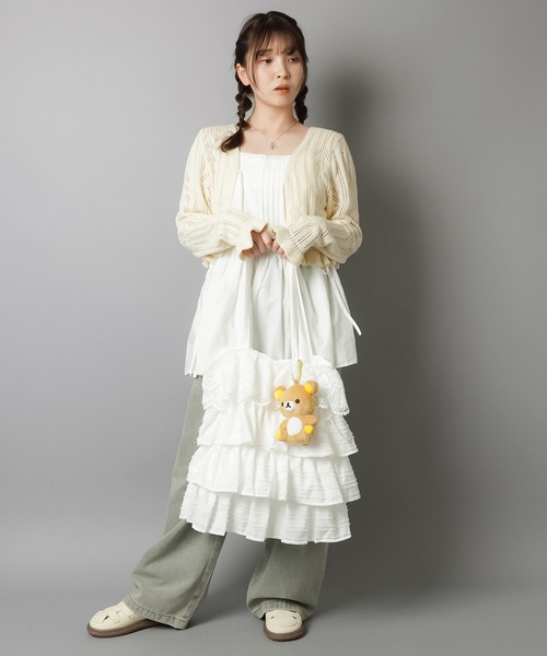 ガーリー×レトロの新定番☆クロシェ編みカーディガン（カーディガン