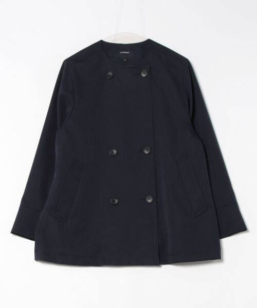 LAUTREAMONT(ロートレアモン)の「防シワノーカラージャケット≪洗濯機で洗える≫(ノーカラージャケット・レディース・ネイビー/ベージュ・9号/11号)」の22枚目の写真