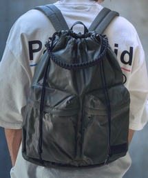 ADAM PATEK | ADAMPATEK/double pockets drawstring backpack/ダブルポケットバックパック(AP2519035)(バックパック/リュック)