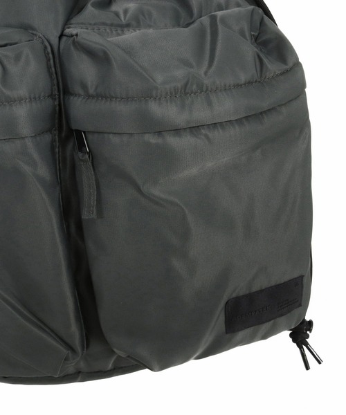 ADAM PATEK(アダムパテック)の「ADAMPATEK/double pockets drawstring backpack/ダブルポケットバックパック(AP2519035)(バックパック/リュック・レディース・ブラック/グレー・FREE)」の19枚目の写真