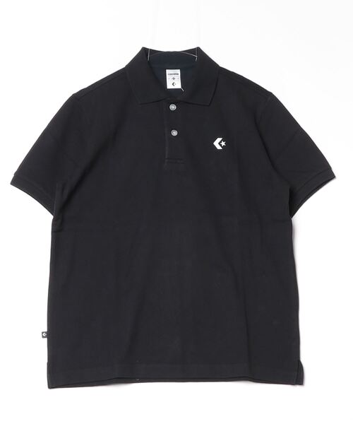 CONVERSE（コンバース）の「【別注】コンバース  AP ポロシャツ 限定コラボ（ポロシャツ・メンズ・ブラック/ホワイト/ネイビー・M/L/LL）」の3枚目の写真