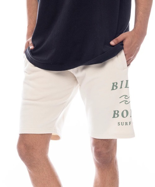 BILLABONG（ビラボン）の「BILLABONG メンズ LOGO SHORTS ショートパンツ 【2025年春夏モデル】/ビラボンロゴスウェットウォークショーツ（その他パンツ・メンズ・ブラック/オフホワイト/グレー/インディゴブルー・MEDIUM/LARGE/SMALL/X-LARGE）」の2枚目の写真