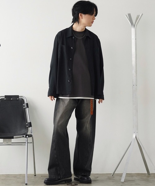 RAYON JACQUARD CROPPED SHIRT（シャツ/ブラウス）｜WYM LIDNM