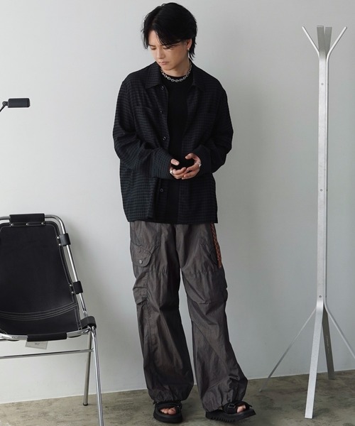 RAYON JACQUARD CROPPED SHIRT（シャツ/ブラウス）｜WYM LIDNM