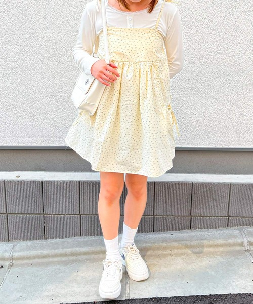 frunco（フランコ）の「小花柄キャミチュニック（チュニック・レディース・グレー/ベージュ・FREE）」の12枚目の写真