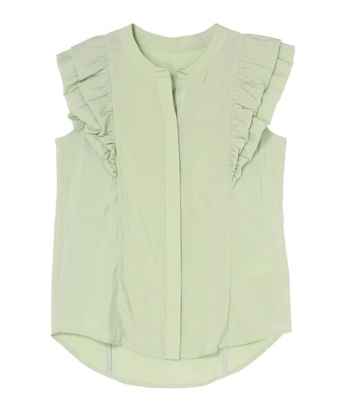 LAGUNAMOON(ラグナムーン)の「バルーンショルダーブラウス(シャツ/ブラウス・レディース・ホワイト/ライトグリーン/モカ・FREE)」の3枚目の写真