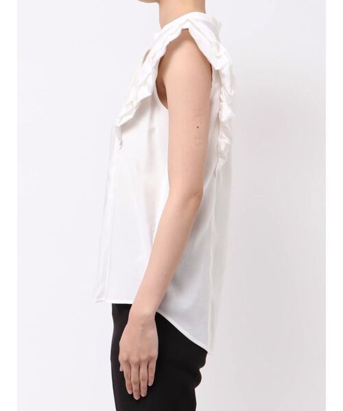 LAGUNAMOON(ラグナムーン)の「バルーンショルダーブラウス(シャツ/ブラウス・レディース・ホワイト/ライトグリーン/モカ・FREE)」の6枚目の写真