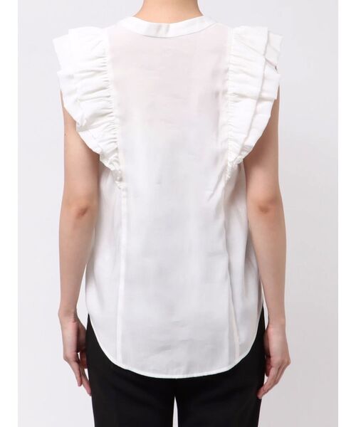 LAGUNAMOON(ラグナムーン)の「バルーンショルダーブラウス(シャツ/ブラウス・レディース・ホワイト/ライトグリーン/モカ・FREE)」の7枚目の写真