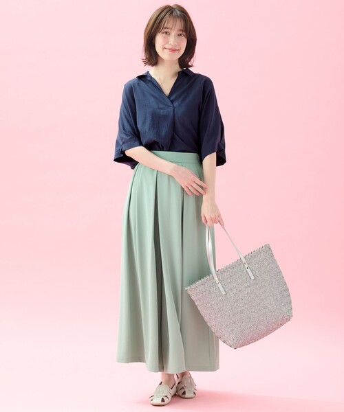 ANY(エニィ)の「さらさらDRYスカーチョ(その他パンツ・レディース・グリーン系/グレー系/ダークブラウン系/ベージュ系・4)」の20枚目の写真