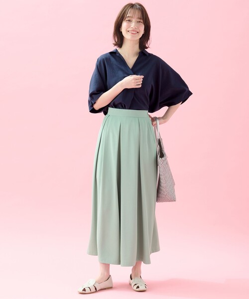 ANY(エニィ)の「さらさらDRYスカーチョ(その他パンツ・レディース・グリーン系/グレー系/ダークブラウン系/ベージュ系・4)」の21枚目の写真