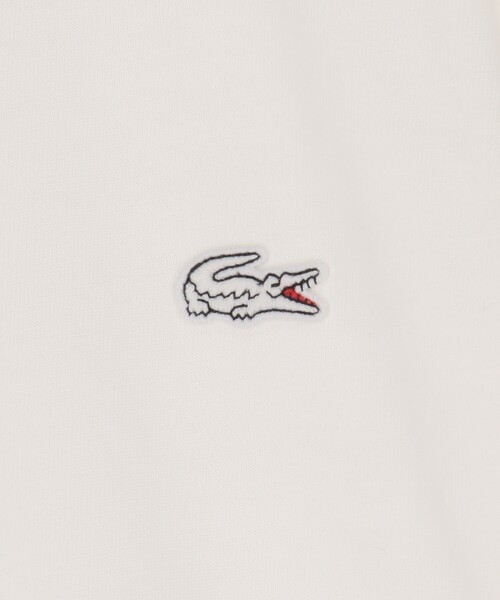 FREAK'S STORE(フリークスストア)の「限定展開 LACOSTE/ラコステ ワンポイントロゴ半袖Tシャツ(Tシャツ/カットソー・レディース・オフホワイト/ブラック/サックスブルー/イエロー/ネイビー・3/2/4/5/6)」の16枚目の写真