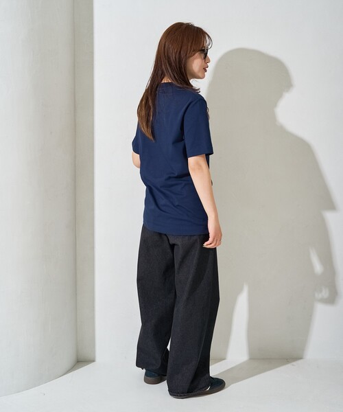 FREAK'S STORE(フリークスストア)の「限定展開 LACOSTE/ラコステ ワンポイントロゴ半袖Tシャツ(Tシャツ/カットソー・レディース・オフホワイト/ブラック/サックスブルー/イエロー/ネイビー・3/2/4/5/6)」の19枚目の写真