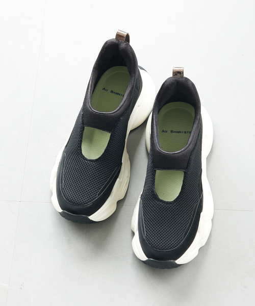 Au BANNISTER（オゥバニスター）の「メリージェーンスニーカー（スニーカー・レディース・シルバー/ブラック/ホワイト・22.5/23/23.5/24/24.5）」の3枚目の写真