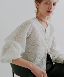 kiehtova | 【kiehtova】LACE VOLUMESLEEVE BLOUSE/レース ボリュームスリーブ ブラウス(シャツ/ブラウス)