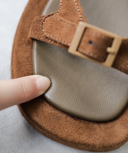 SESTO（セスト）の「厚底バックルサンダル（サンダル・レディース・ブラウン/ブラック・S/M/L/LL/3L）」の7枚目の写真