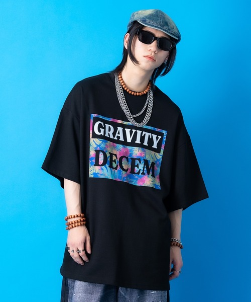 a.p.o.v.(エーピーオービー)の「a.p.o.v. フラワーミックスビッグボックスロゴプリントオーバーサイズTシャツ(Tシャツ/カットソー・メンズ・ホワイト/ブラック/オレンジ・ONESIZE)」の8枚目の写真