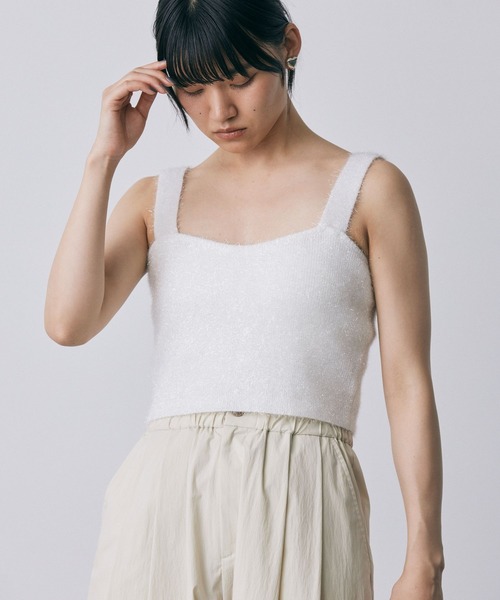 +81BRANCA(ハチイチブランカ)の「【81BRANCA】グリッタービスチェ(ニット/セーター・レディース・ブラック/ホワイト・フリー)」の18枚目の写真