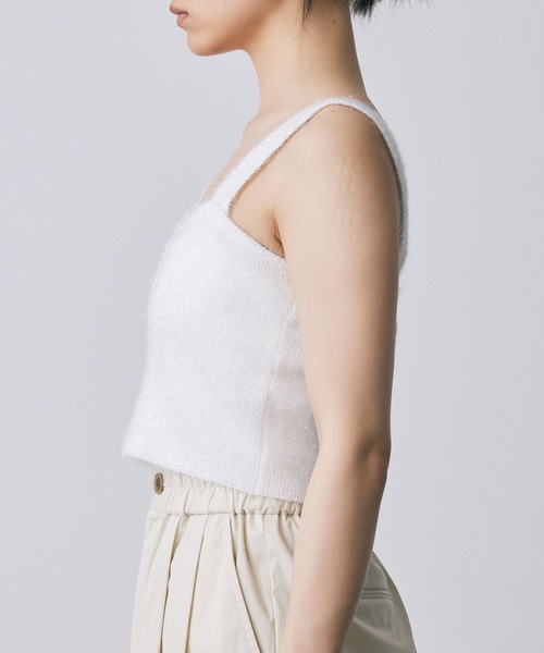 +81BRANCA(ハチイチブランカ)の「【81BRANCA】グリッタービスチェ(ニット/セーター・レディース・ブラック/ホワイト・フリー)」の13枚目の写真