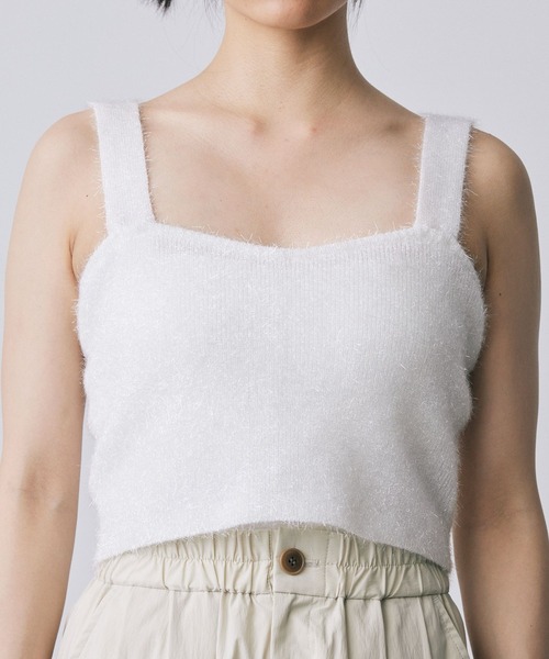 +81BRANCA(ハチイチブランカ)の「【81BRANCA】グリッタービスチェ(ニット/セーター・レディース・ブラック/ホワイト・フリー)」の16枚目の写真