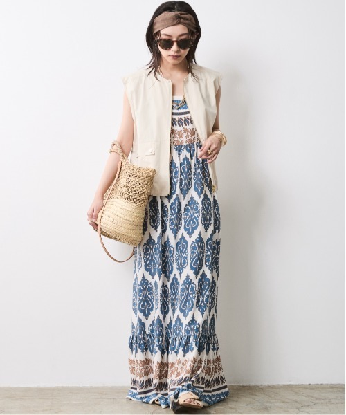 CHIC STYLE（シックスタイル）の「ジップアップブラウス＜大きいサイズ有＞シックスタイル（シャツ/ブラウス・レディース・クリーム/ブラック・L/M/5L/4L/3L/LL）」の20枚目の写真