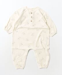 Quincy Mae（クインシーメイ）の「/Quincy Mae/Henley Bubble Jumpsuit || Swans（その他ベビー用品）」