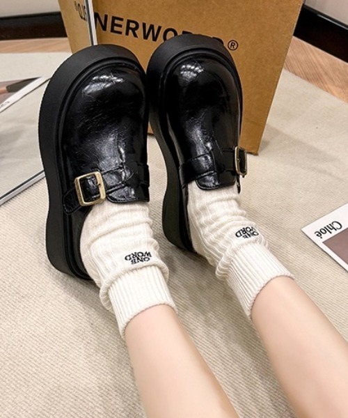 Teem Store(チームストア)の「厚底ベルトデザインサボサンダル(サンダル・レディース・アイボリー/ブラック・M/L)」の21枚目の写真