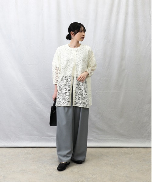 Right-on（ライトオン）の「【HONEYSUCKLE ROSE】ウエストシャーリングパンツ（その他パンツ・レディース・ライトベージュ/ブラック/グレー・L/M）」の13枚目の写真