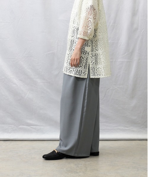 Right-on（ライトオン）の「【HONEYSUCKLE ROSE】ウエストシャーリングパンツ（その他パンツ・レディース・ライトベージュ/ブラック/グレー・L/M）」の15枚目の写真