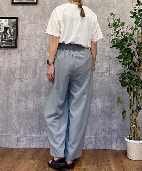 Right-on（ライトオン）の「【HONEYSUCKLE ROSE】ウエストシャーリングパンツ（その他パンツ・レディース・ライトベージュ/ブラック/グレー・L/M）」の21枚目の写真