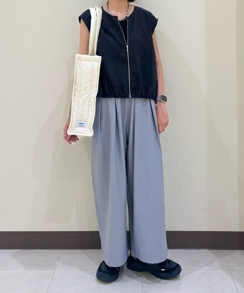 Right-on（ライトオン）の「【HONEYSUCKLE ROSE】ウエストシャーリングパンツ（その他パンツ・レディース・ライトベージュ/ブラック/グレー・L/M）」の22枚目の写真