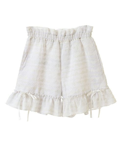 Candy Stripper（キャンディストリッパー）の「LOVE ME FRILL ショーツ（その他パンツ・レディース・ブラック/オフホワイト・FREE）」の15枚目の写真