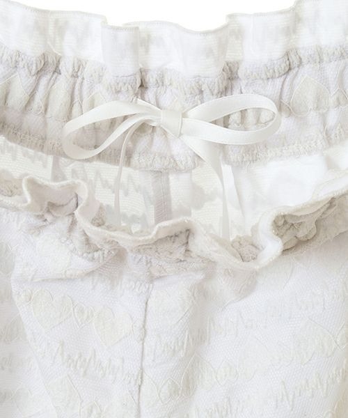 Candy Stripper（キャンディストリッパー）の「LOVE ME FRILL ショーツ（その他パンツ・レディース・ブラック/オフホワイト・FREE）」の18枚目の写真