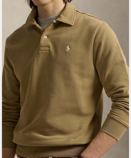 【新品・未使用】Polo ラルフローレン ループバック　フリース　ポロカラー ループバック フリース ポロカラー スウェットシャツ｜ポロ
