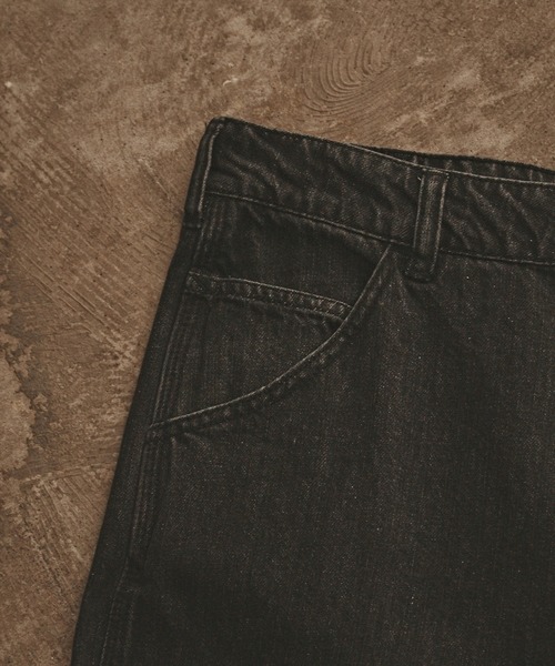 ALL RUNS(オールランズ)の「バギーデニムショーツ(デニムパンツ・メンズ・ブルー/ブラック・XL/L/M)」の13枚目の写真