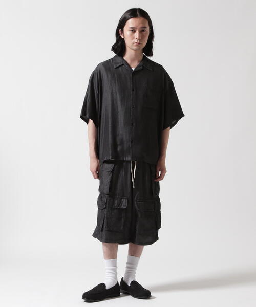 DANKE SCHON(ダンケシェーン)の「DankeSchon/ダンケシェーン/TENCEL CARGO SHORTS(カーゴパンツ・レディース・ブラック・L/M)」の11枚目の写真