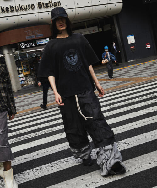 DANKE SCHON(ダンケシェーン)の「DankeSchon/ダンケシェーン/TENCEL CARGO SHORTS(カーゴパンツ・レディース・ブラック・L/M)」の13枚目の写真