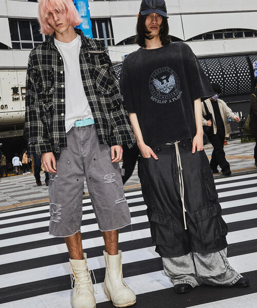 DANKE SCHON(ダンケシェーン)の「DankeSchon/ダンケシェーン/TENCEL CARGO SHORTS(カーゴパンツ・レディース・ブラック・L/M)」の14枚目の写真