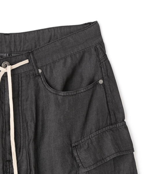 DANKE SCHON(ダンケシェーン)の「DankeSchon/ダンケシェーン/TENCEL CARGO SHORTS(カーゴパンツ・レディース・ブラック・L/M)」の18枚目の写真