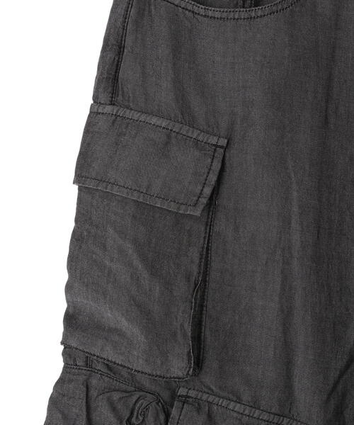 DANKE SCHON(ダンケシェーン)の「DankeSchon/ダンケシェーン/TENCEL CARGO SHORTS(カーゴパンツ・レディース・ブラック・L/M)」の19枚目の写真