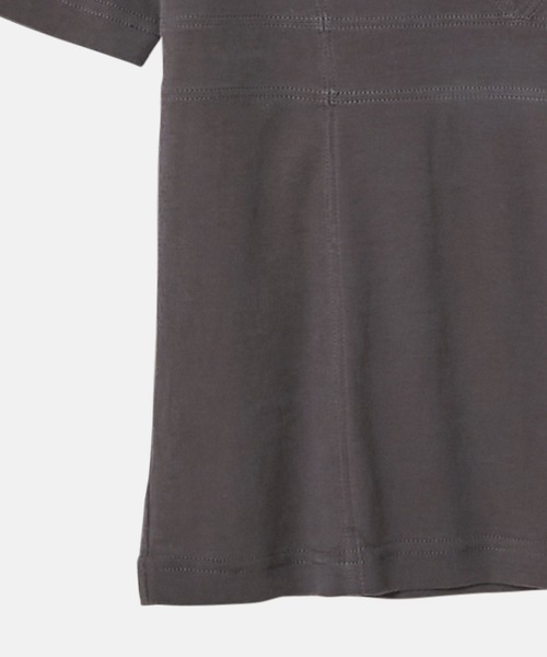 LE CIEL BLEU(ルシェルブルー)の「セミシアートライアングルブラジャージートップ / Semi Sheer Tringle Bra Jersey Top(Tシャツ/カットソー・レディース・ライトグレー/ダークブラウン/チャコールグレー・38/36)」の6枚目の写真