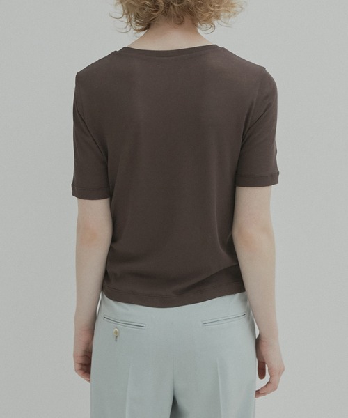 tシャツ セミシアートライアングルブラジャージートップ / Semi Sheer Tringle Bra Jersey Top レディース セール】セミシアートライアングルブラジャージートップ / Semi