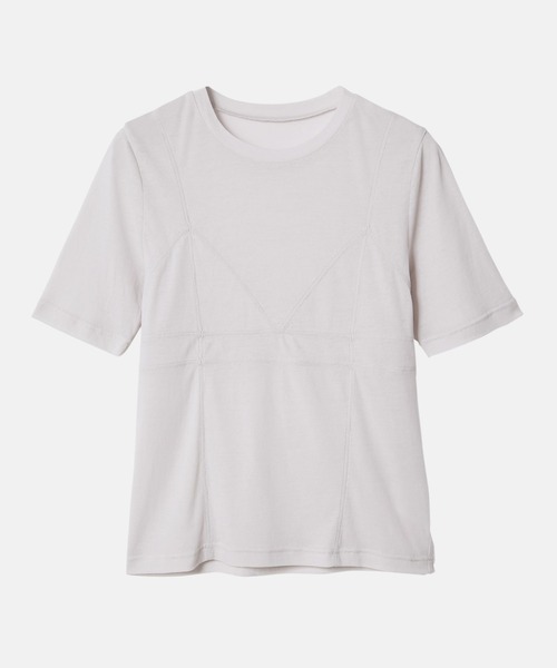 LE CIEL BLEU(ルシェルブルー)の「セミシアートライアングルブラジャージートップ / Semi Sheer Tringle Bra Jersey Top(Tシャツ/カットソー・レディース・ライトグレー/ダークブラウン/チャコールグレー・38/36)」の18枚目の写真