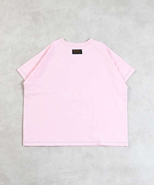 MARKEY'S(マーキーズ)の「にじみ生き物ワイドTシャツ(Tシャツ/カットソー・キッズ・チャコール/オフホワイト/ライトピンク・110/100/95/90/80/150/140/130/120)」の11枚目の写真