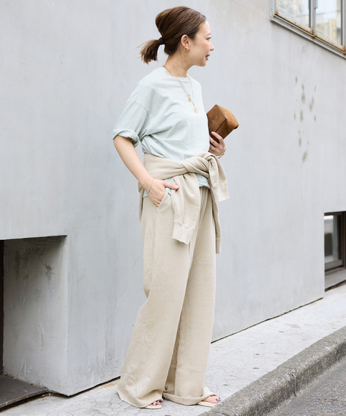 Deuxieme Classe(ドゥーズィエムクラス)の「Vintage Like スウェットパンツ(スウェットパンツ・レディース・ベージュ・38/36)」の6枚目の写真