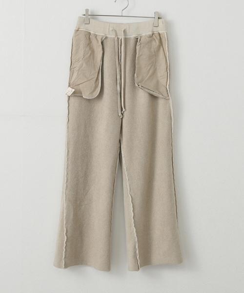 【ちー】 Vintage Like スウェットパンツ kutir パンツ VINTAGE LIKE WIDE SWEAT PANTS/ヴィンテージ