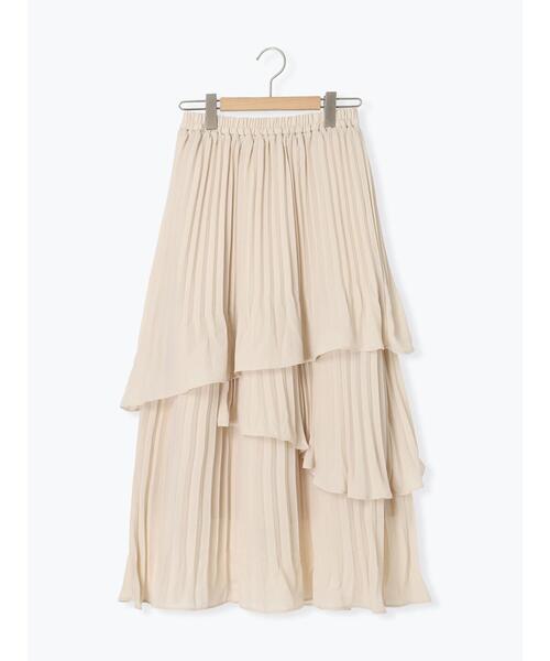 ehka sopo(エヘカソポ)の「プリーツティアードスカート(スカート・レディース・グリーン/キナリ/ブラック・F)」の16枚目の写真
