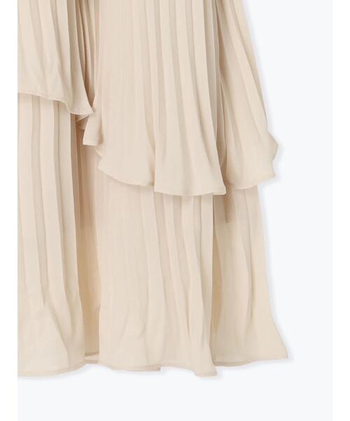 ehka sopo(エヘカソポ)の「プリーツティアードスカート(スカート・レディース・グリーン/キナリ/ブラック・F)」の20枚目の写真